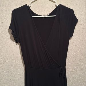 Little Black Wrap Dress
